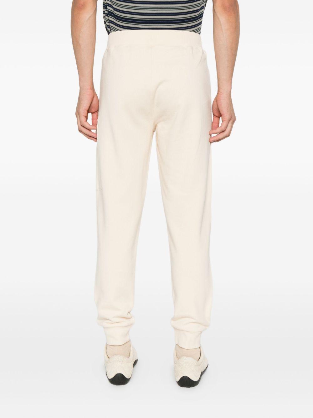 Pantaloni Cargo Beige in Cotone con Tasca Applicata 19CMSP717A005086W 402 CP COMPANY