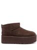 Stivale Ultra Mini Plateau marrone