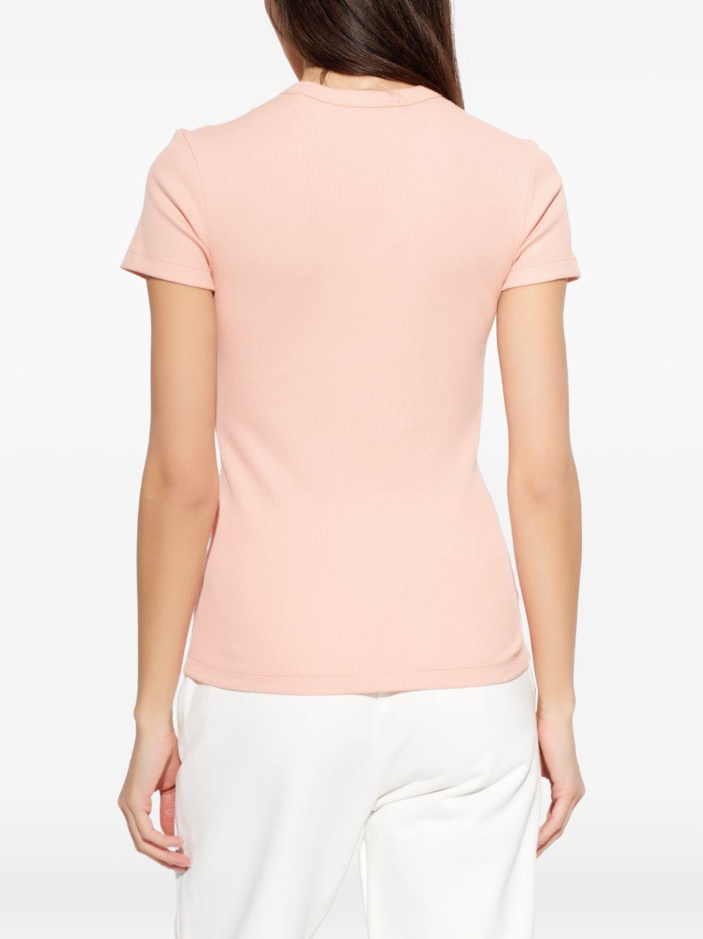 T-shirt a coste con logo coccodrillo TF5538 UI2 LACOSTE