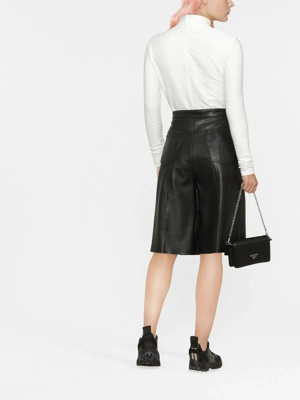 Top a Maniche Lunghe con Collo a Lupetto - Preludio Moda