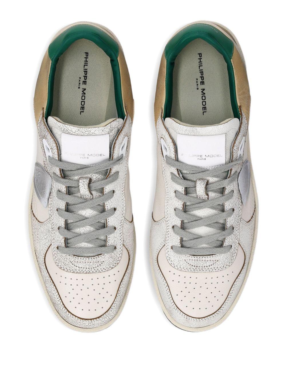 Sneakers Bianche e Verdi PGAL PGLUVC03 BIANCOVERDE PHILIPPE MODEL