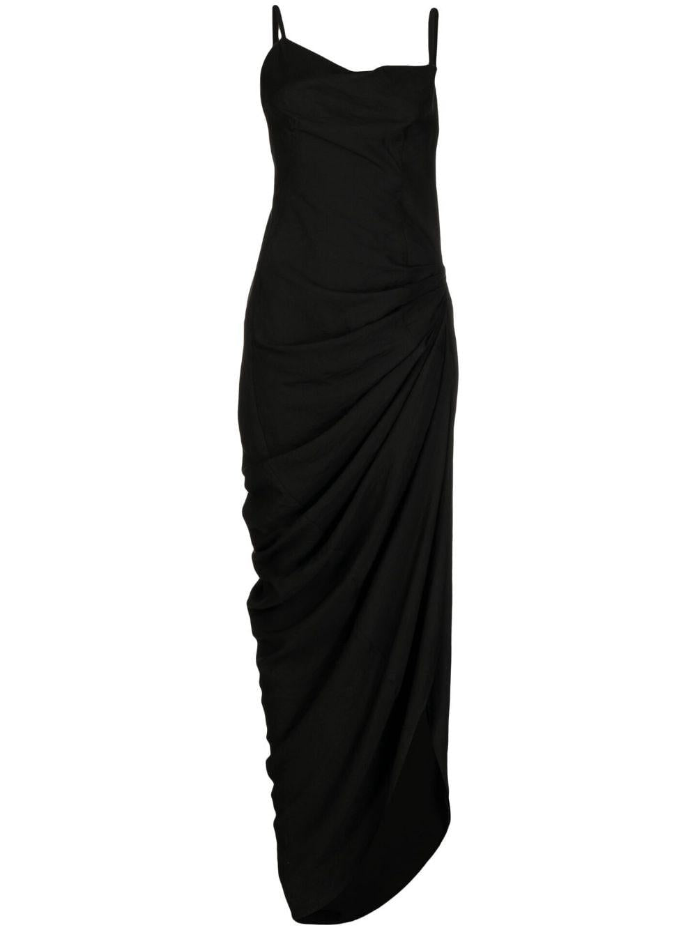 Abito La robe Saudade longue nero - Preludio Moda