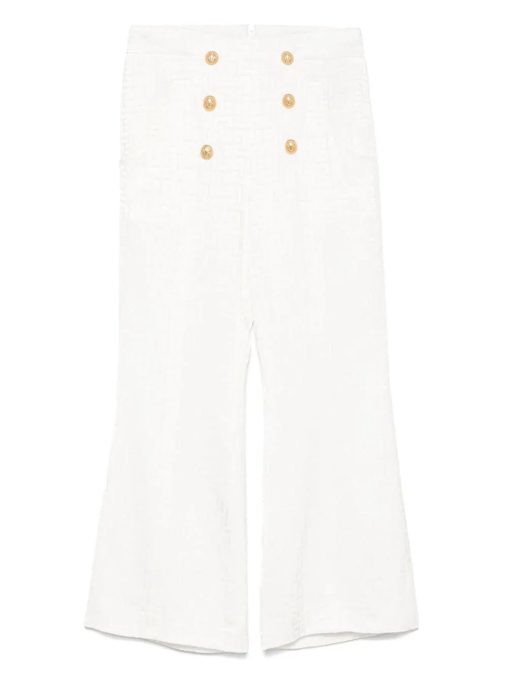 Pantalone avorio logo monogram all-over - Preludio Moda