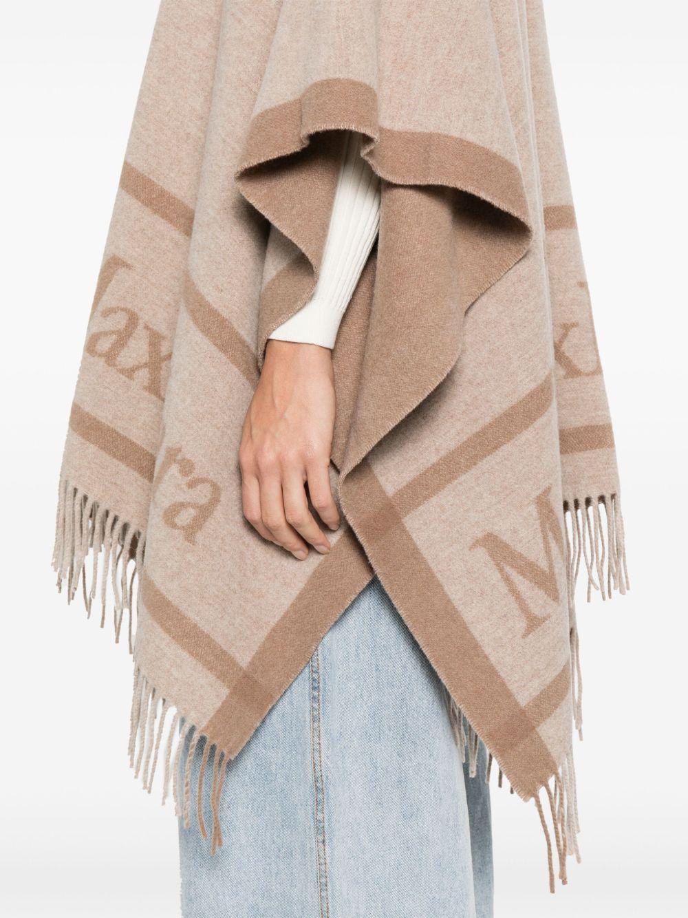 Mantella con Motivo Jacquard 2526546021600 001 MAX MARA STUDIO