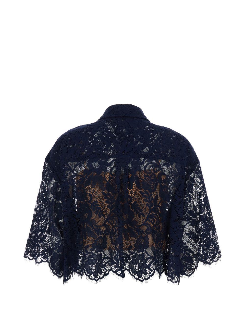 Camicia in pizzo con maniche lunghe MS64101KQ9 409 MICHAEL KORS