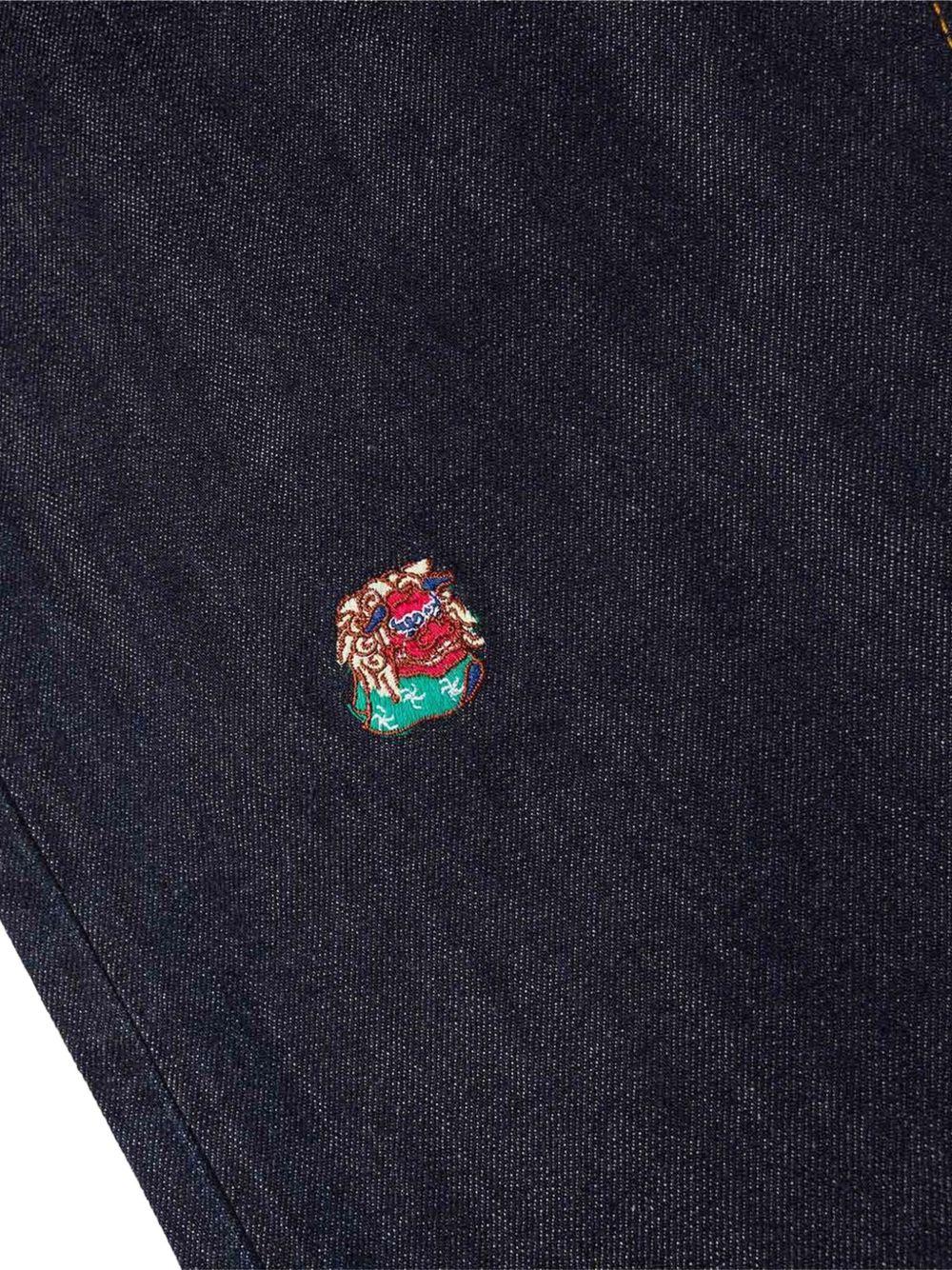 Jeans con Ricamo e Cinque Tasche 2EAHTM5JE1060 INDIGO EVISU
