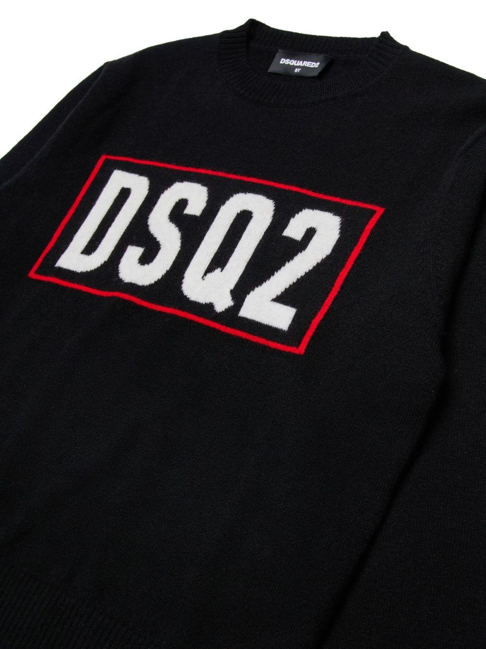 Maglione in Lana DQ3071D0AFF DQ900 DSQUARED KIDS