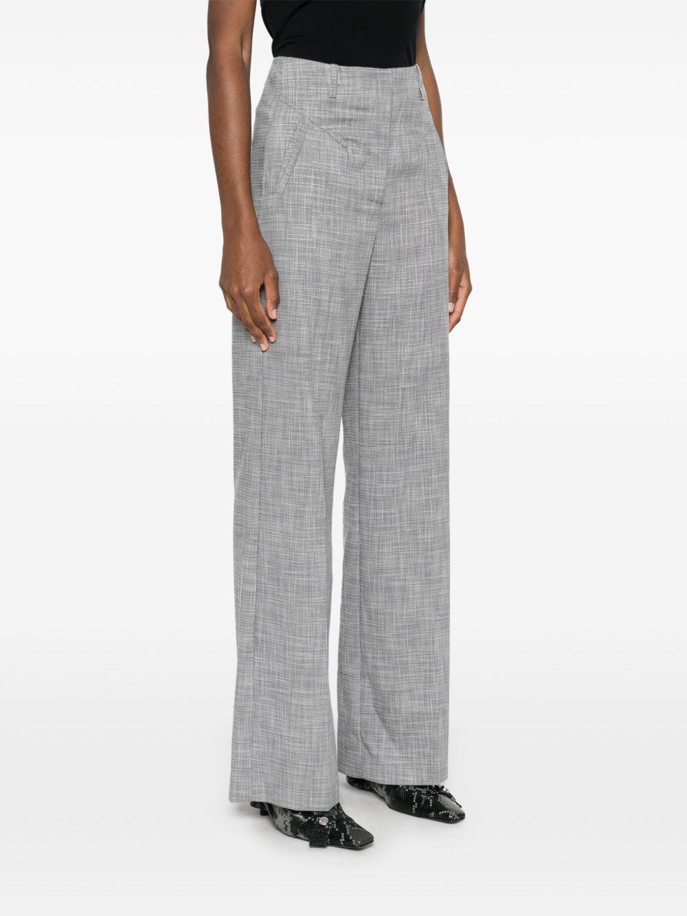 Pantaloni palazzo "Essential" grigio