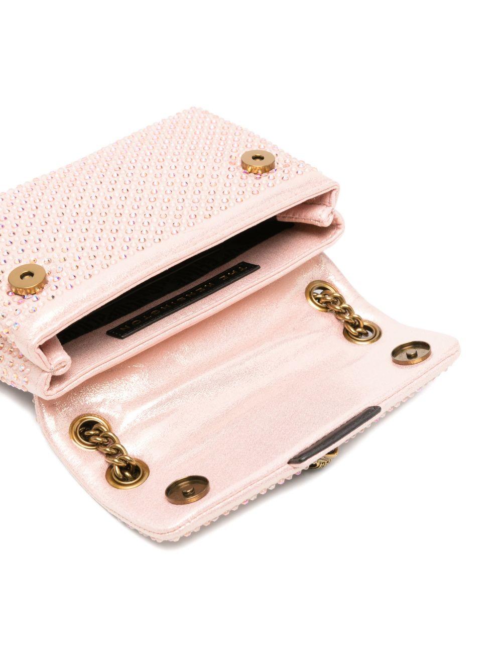 Borsa a spalla con borchie e tracolla a catena 5018153 609 KURT GEIGER