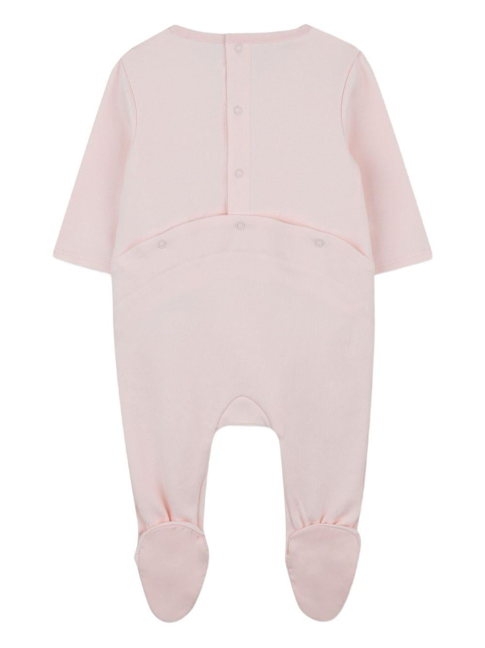 Set Neonato con Logo Ricamato e Coperta Coordinata C20777 45Q CHLOE KIDS
