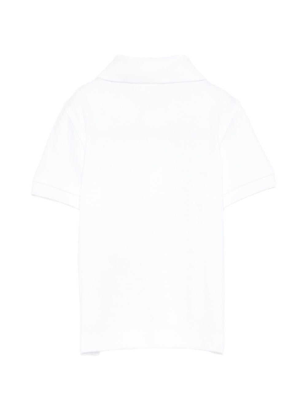 Polo in cotone con colletto a coste H31204 10P GIVENCHY KIDS