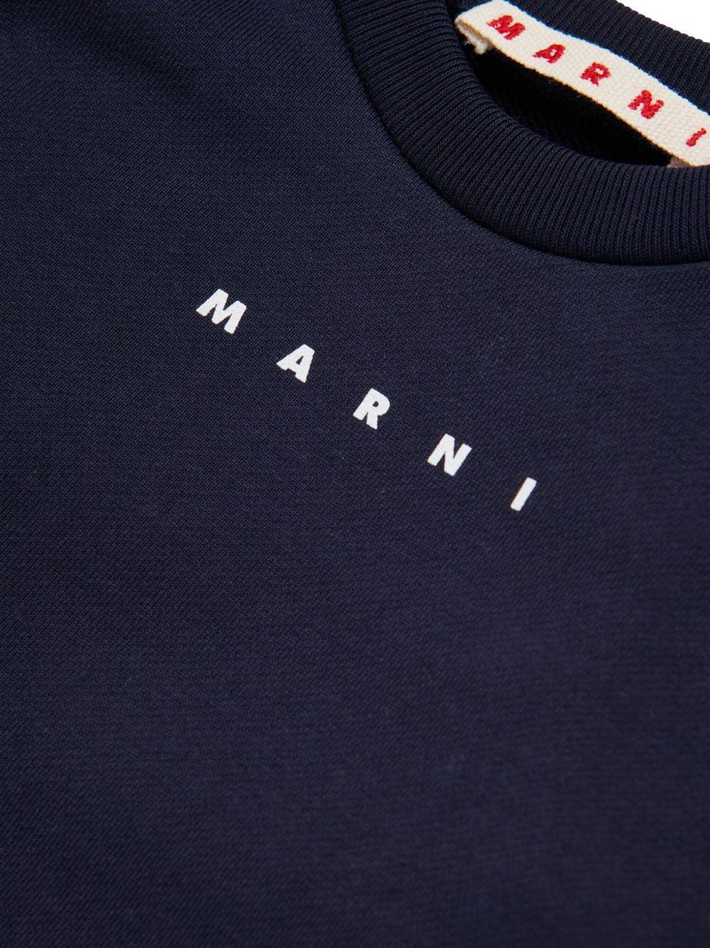 Felpa con stampa con logo - Preludio Moda