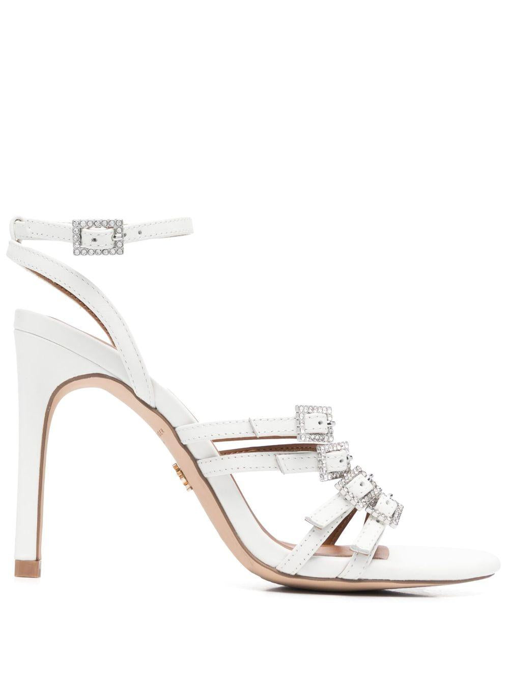 Sandalo Bone bianco con cinturini KGS4195441109-41 BIANCO KURT GEIGER