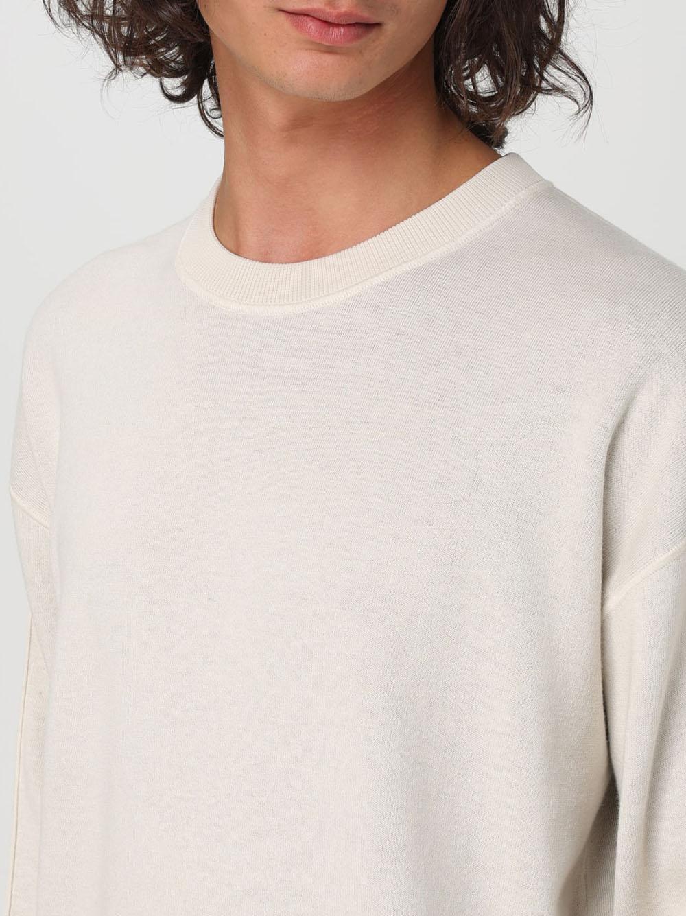 Felpa beige basic misto lana - Preludio Moda