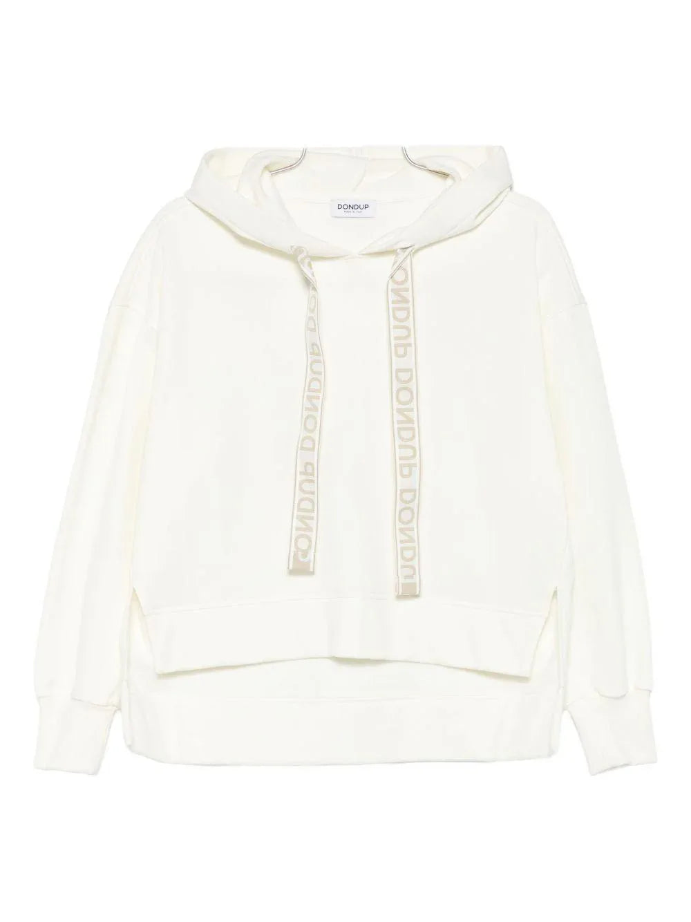 Felpa panna con cappuccio - Preludio Moda