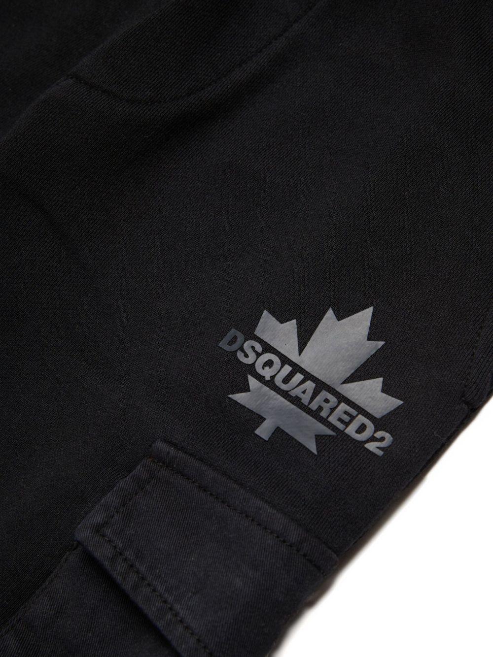 Pantaloni Cargo in Cotone DQ2721D0AC6 DQ900 DSQUARED KIDS