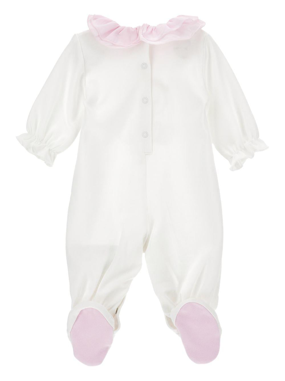 Tutina con colletto in tulle 35G2047000 0190 MONNALISA KIDS