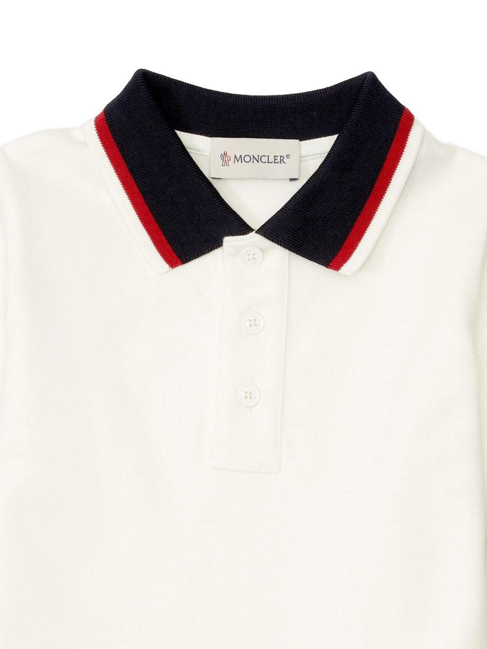 Polo a maniche corte in cotone L19548A000038496W 034 MONCLER KIDS