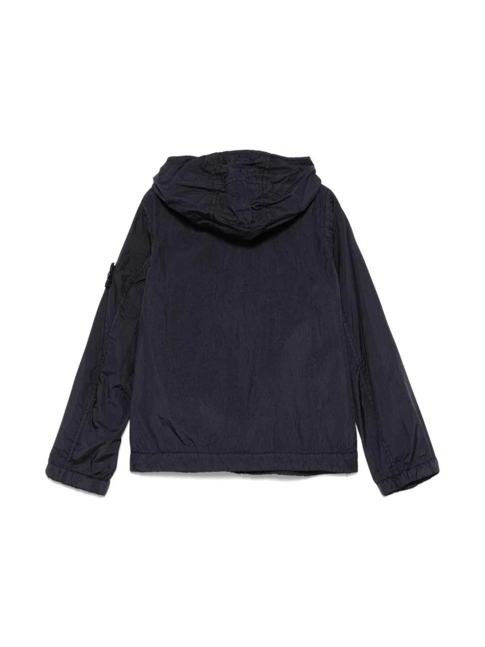 Giubbino a vento blu logo compass laterale - Preludio Moda