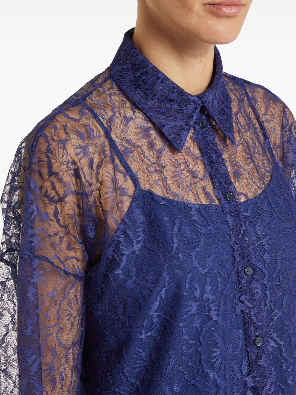 Camicia Luisa blu - Preludio Moda