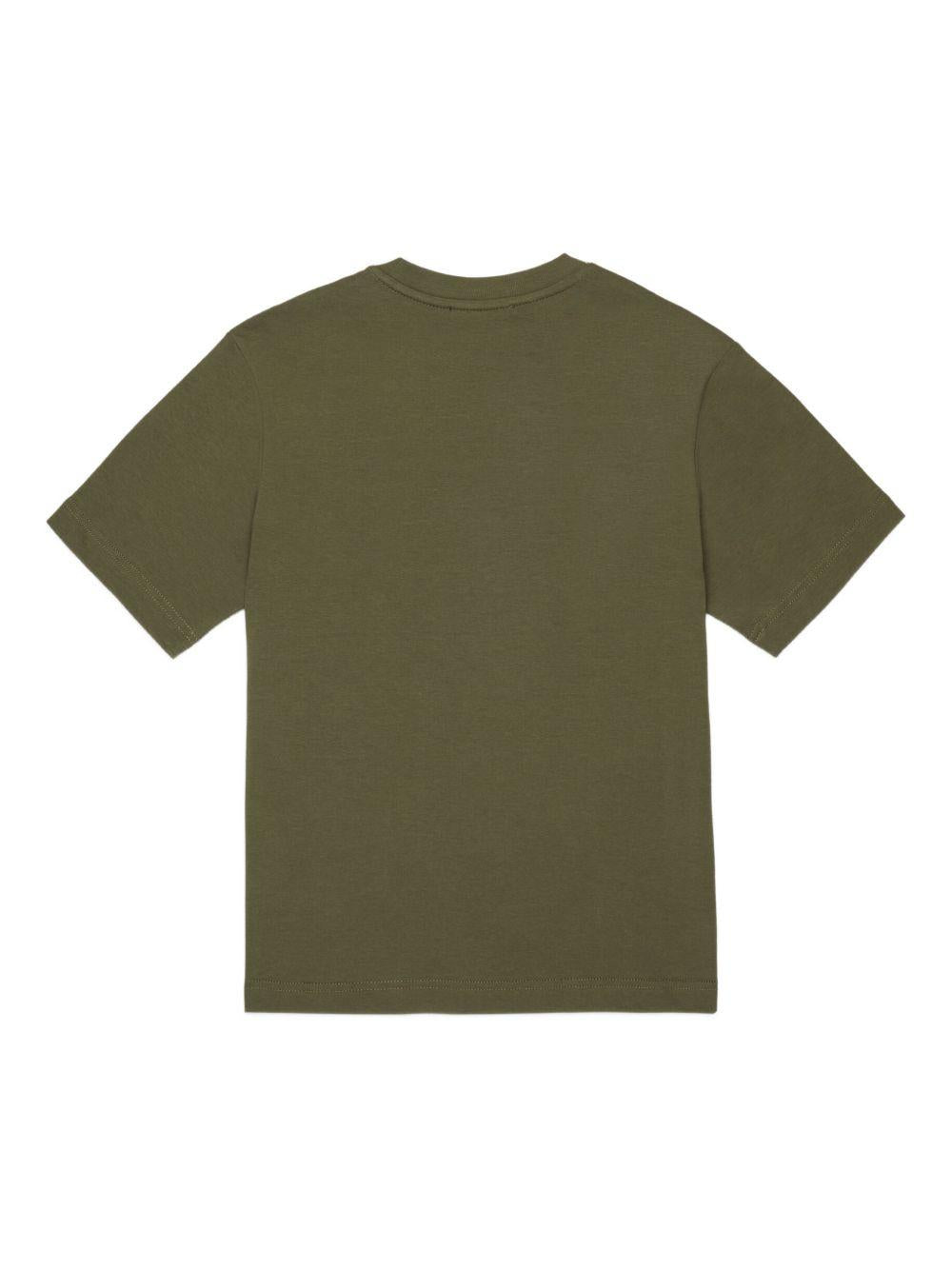 T-shirt in cotone con logo J0260100YI9 K511 DIESEL KIDS
