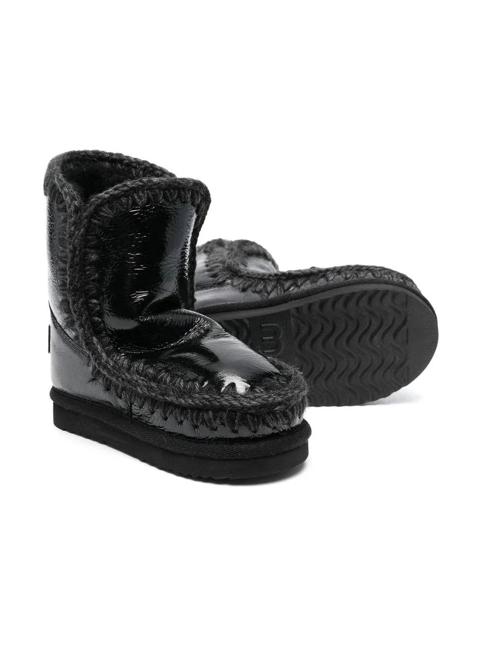 Stivali eskimo 24 nero vernice - Preludio Moda