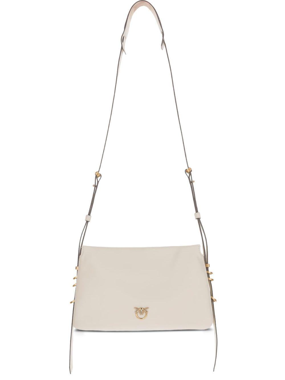 Borsa a tracolla con dettagli dorati 105883A0QO Z14Q PINKO
