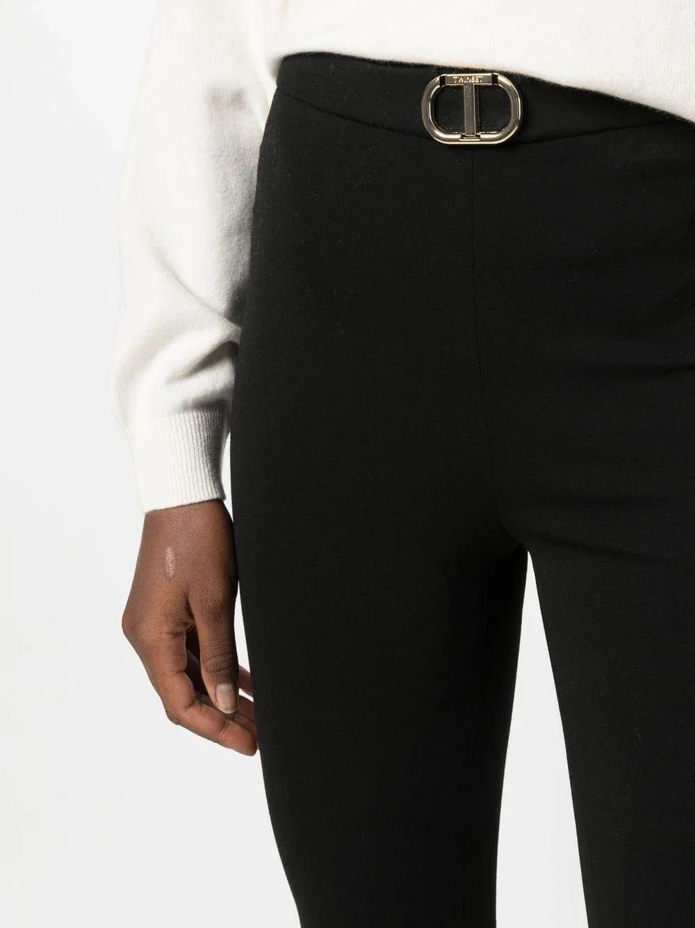 Pantalone sartoriale crop nero - Preludio Moda