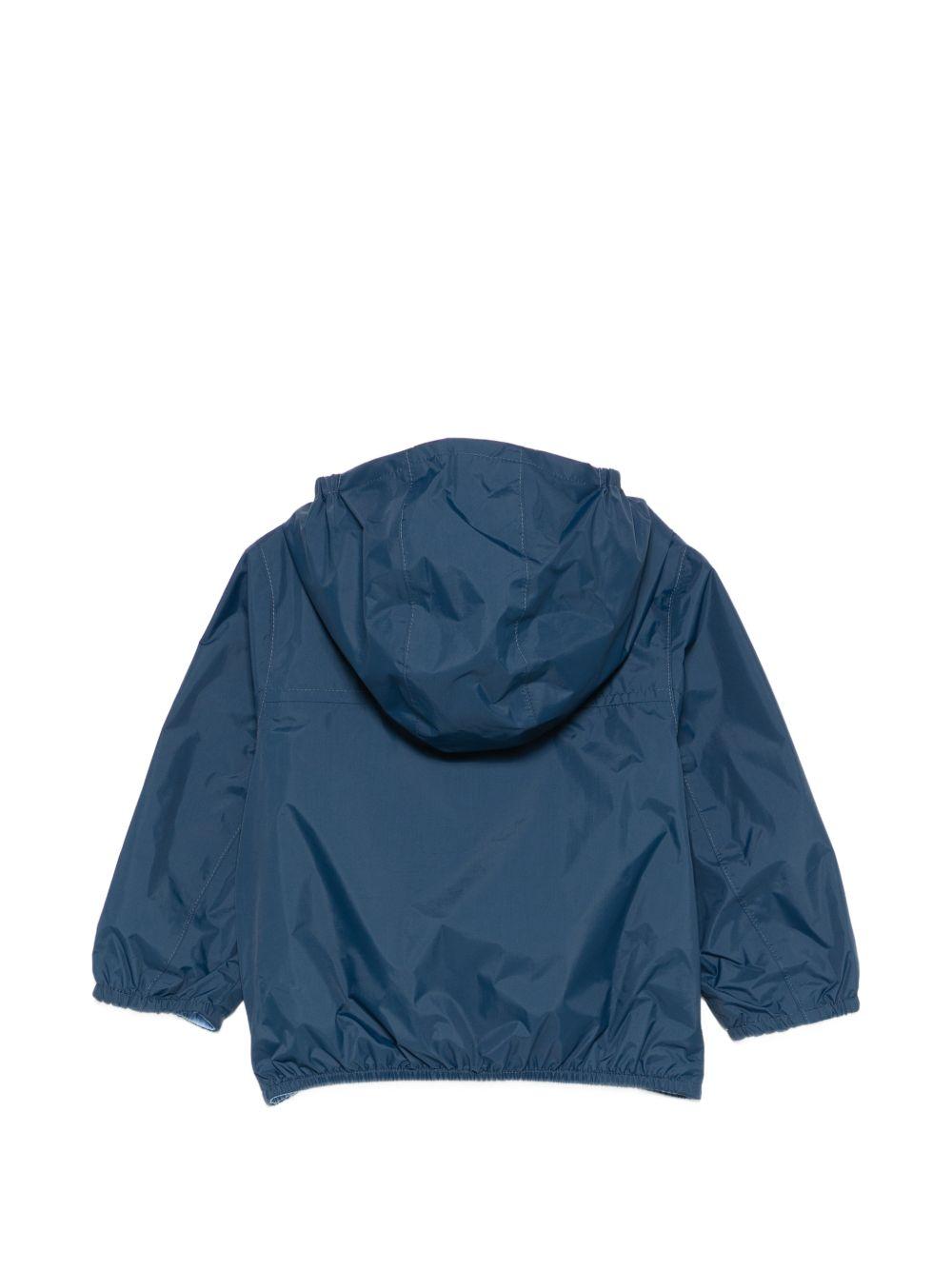 Giacca con cappuccio in nylon riciclato K2123IW C52 K-WAY KIDS
