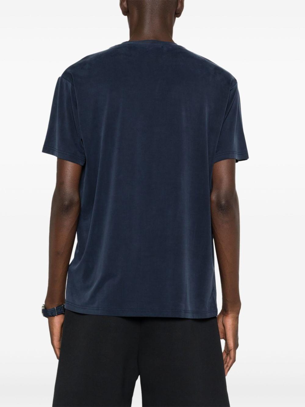 T-shirt blu oversize L1TSS246516 E044 LOW BRAND