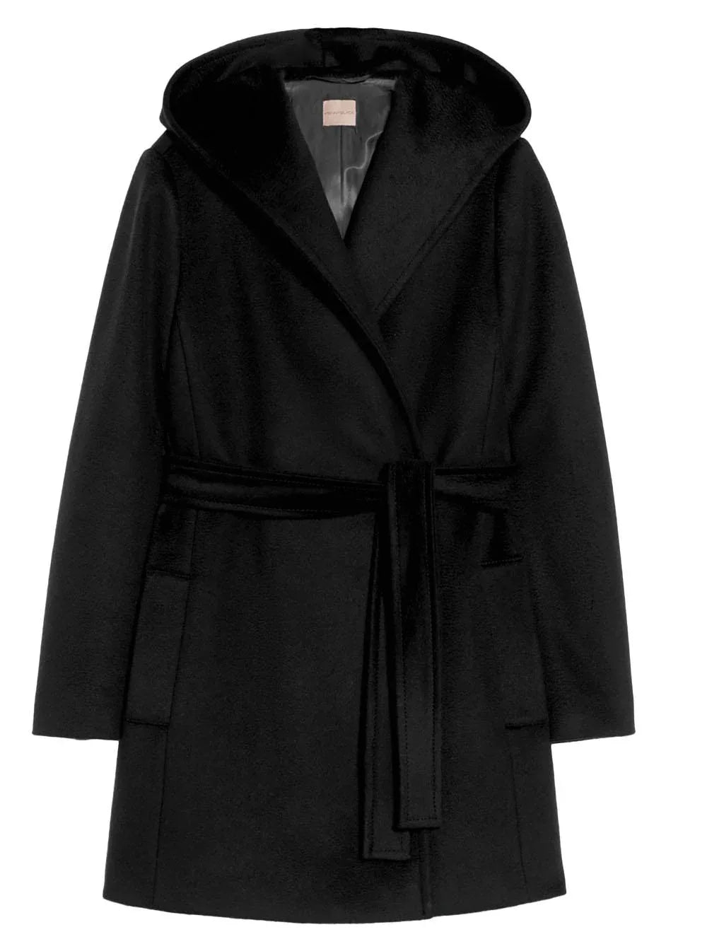 Cappotto Megan nero - Preludio Moda