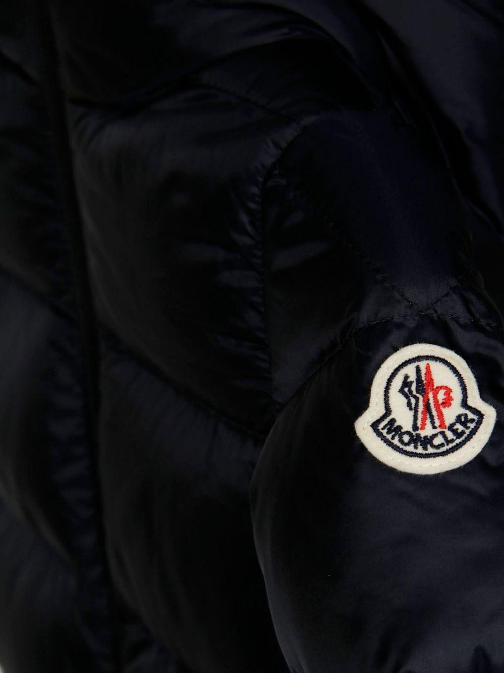 Piumino con Cappuccio e chiusura zip per bambina K29511A00017597YF 778 MONCLER KIDS