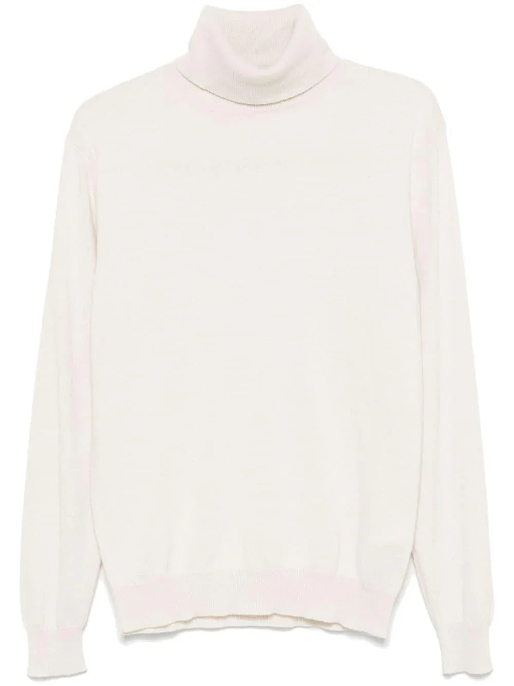 Dolcevita bianco placchetta sul retro - Preludio Moda