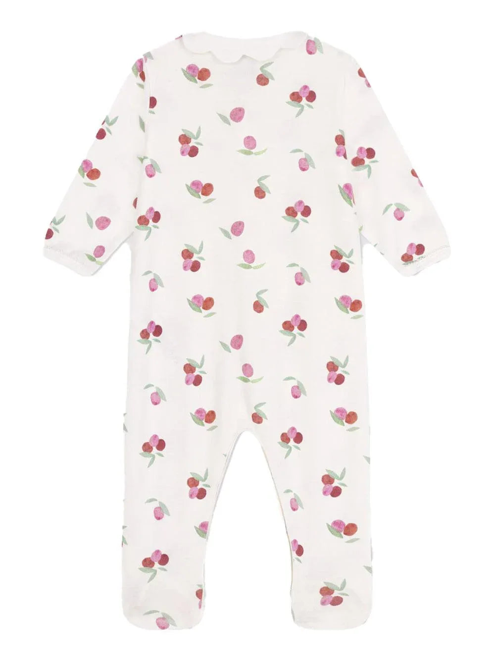 Tutina crema con fantasia ciliegie - Preludio Moda