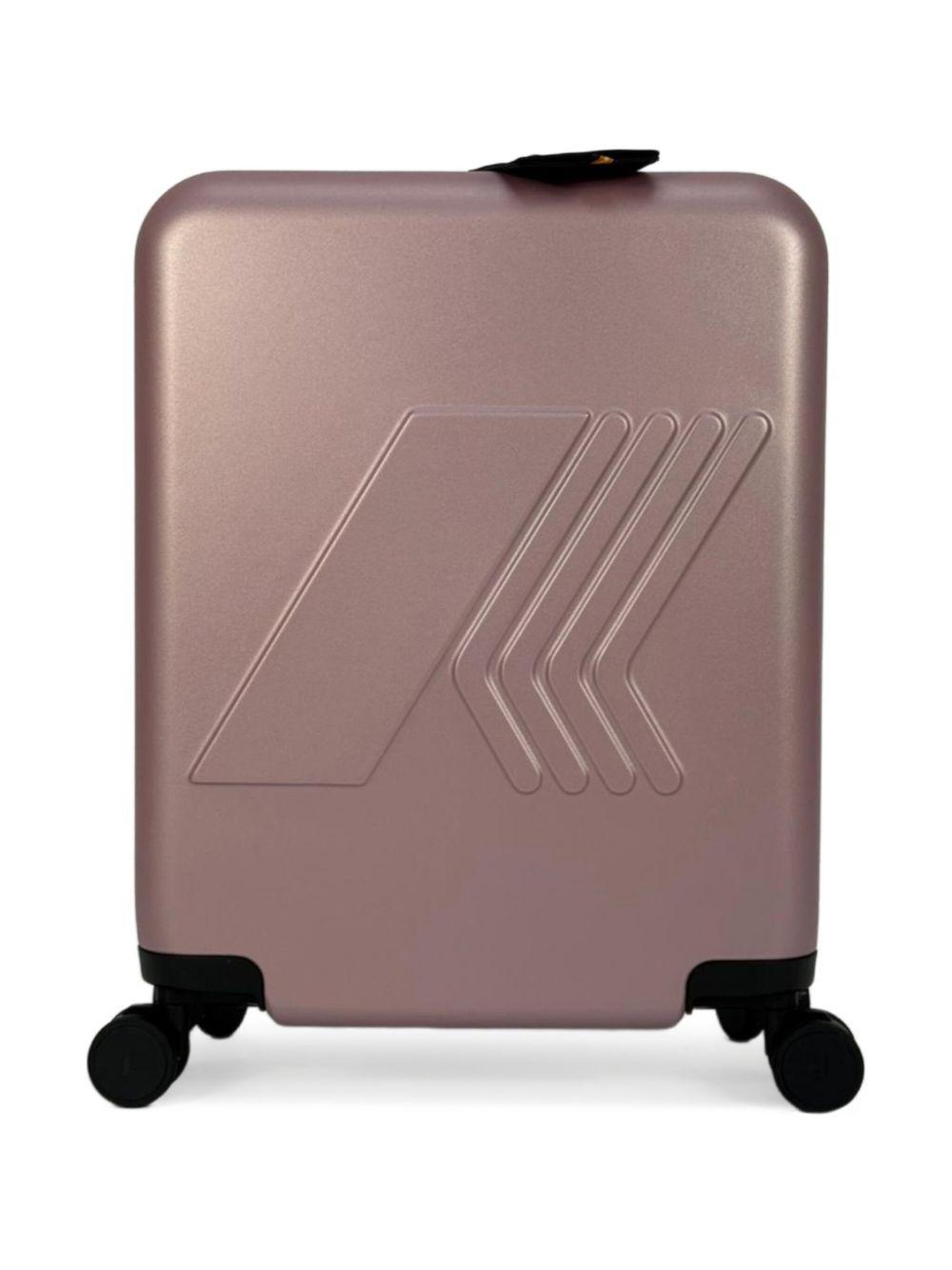 Valigia con Logo Goffrato e Chiusura a Combinazione K81372W WDV K-WAY