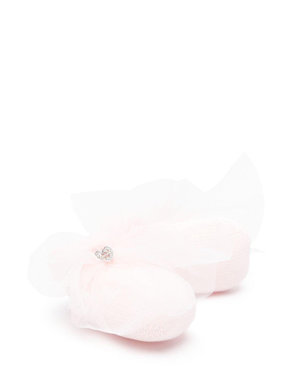 Tutina con tulle e applicazione 35G0047049 0091 MONNALISA KIDS