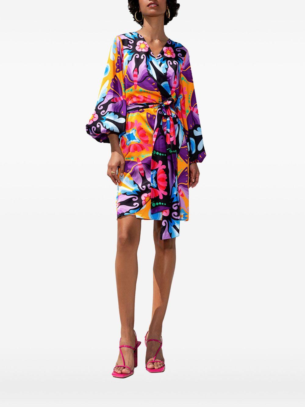Abito multicolor fantasia T4389 PRINT TWINS