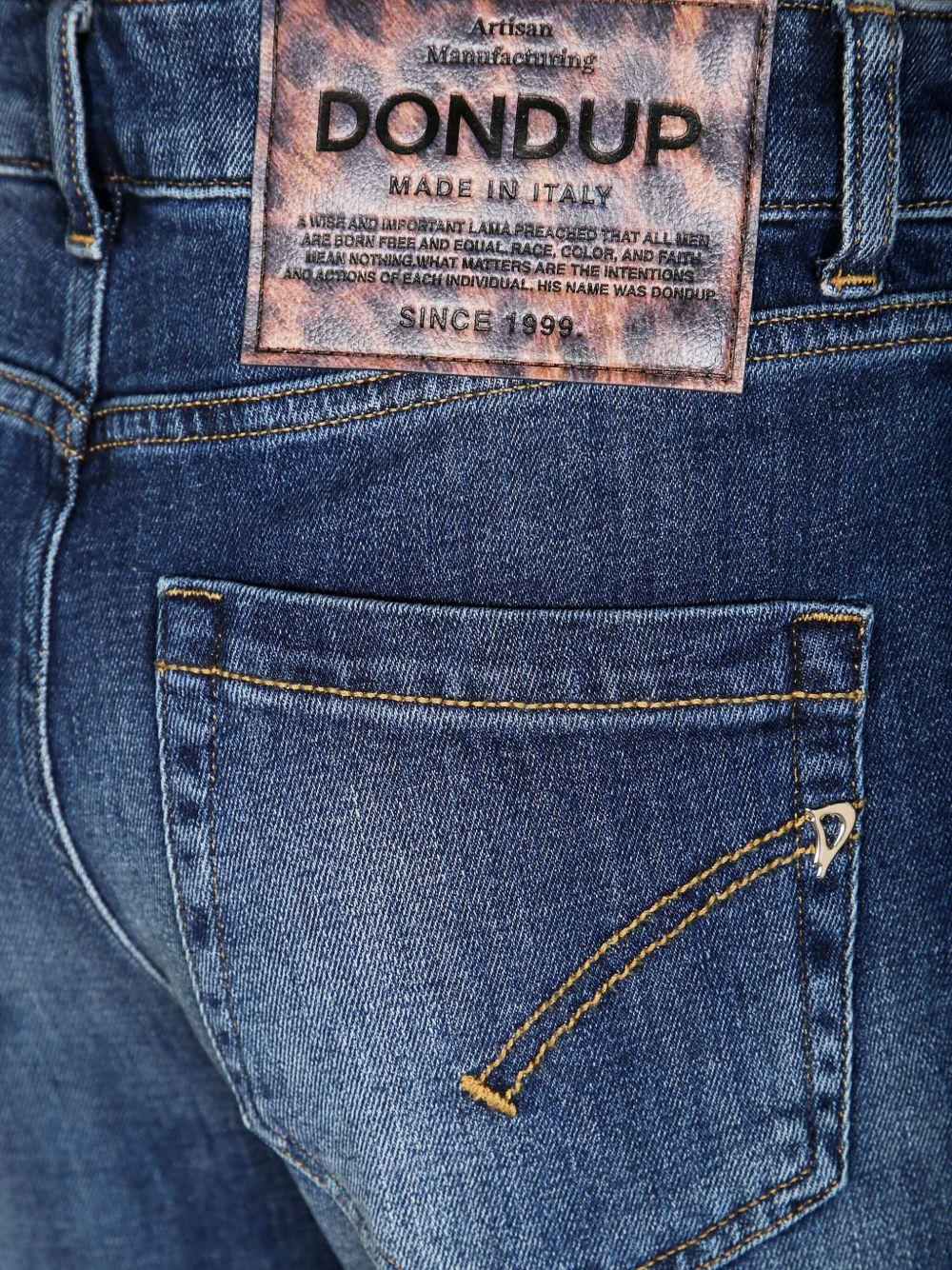 DONDUP Jeans blu con logo-patch Made in Italy DP268BDS0229LH4DDD 800 DONDUP