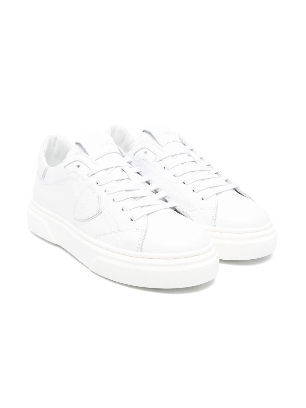 Sneakers total white para alta