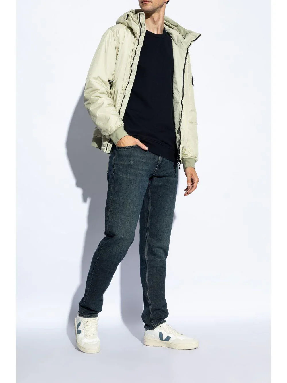 Sneakers in Pelle con Dettagli Scamosciati - Preludio Moda