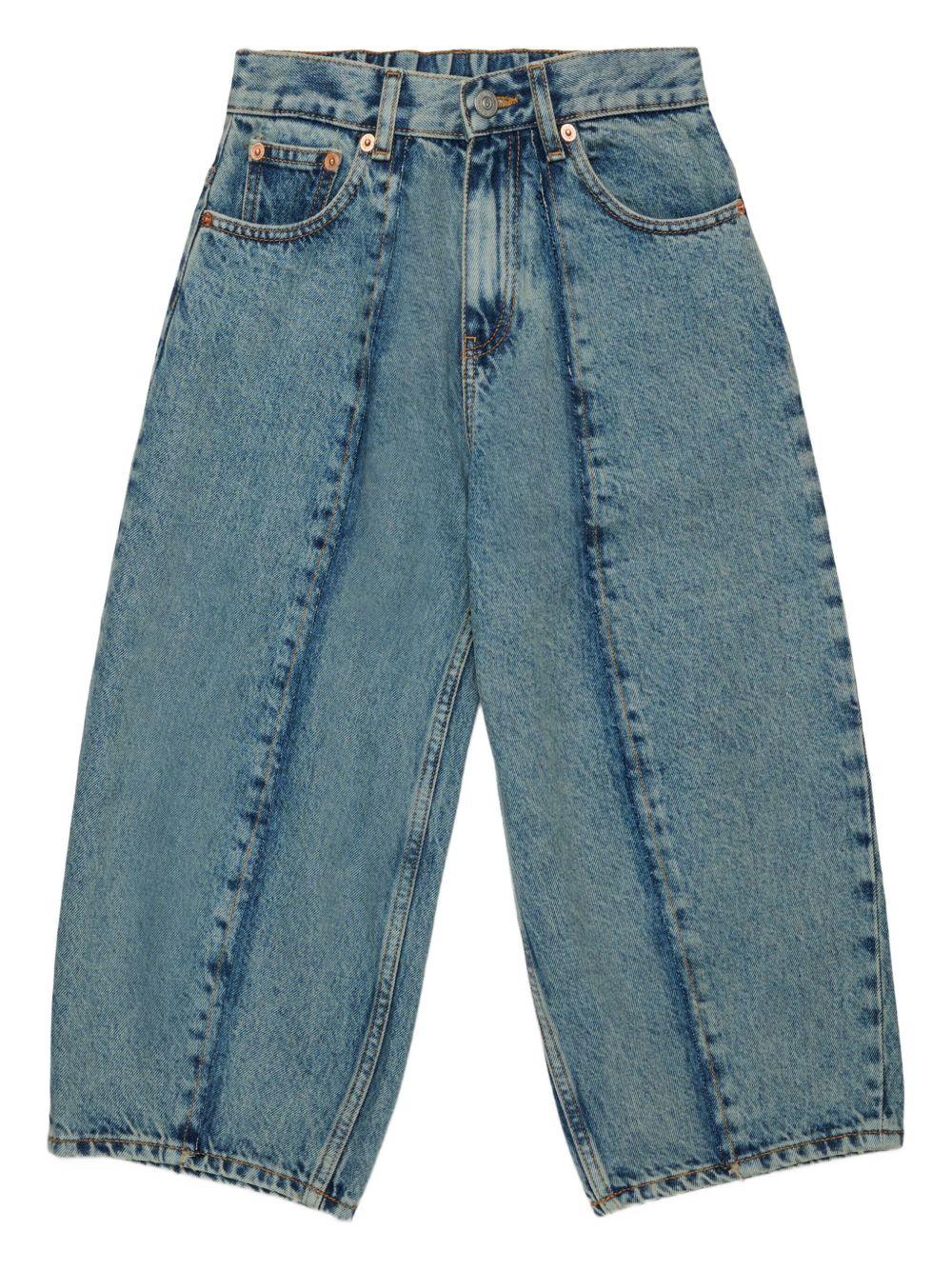 Jeans a gamba ampia M60748MM06C M601 MM6 MAISON MARGIELA KIDS