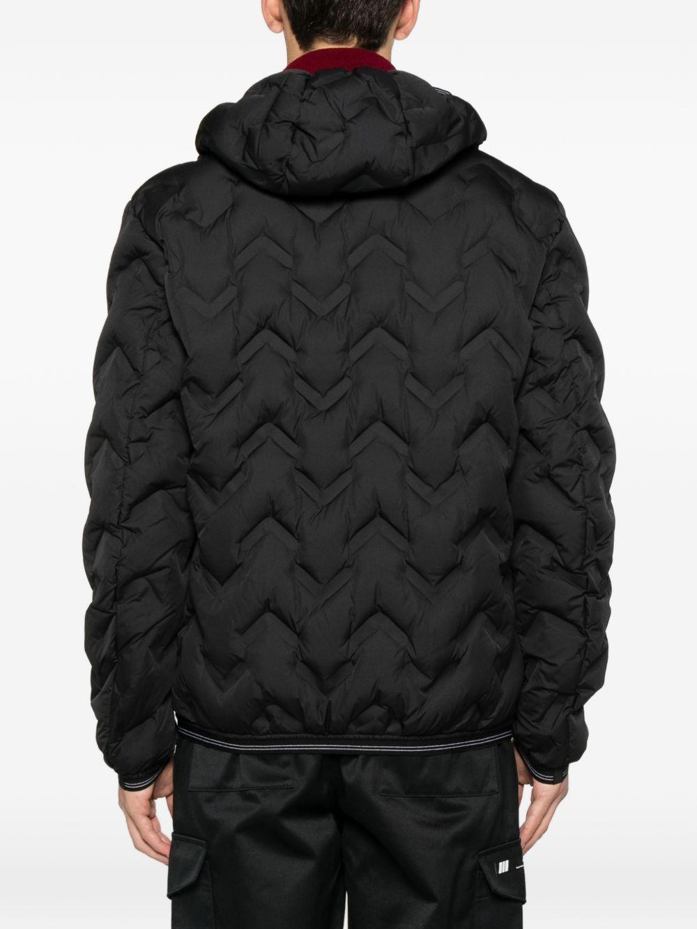 Giacca trapuntata nera con cappuccio 25WBLUC03233007308 999TB BLAUER