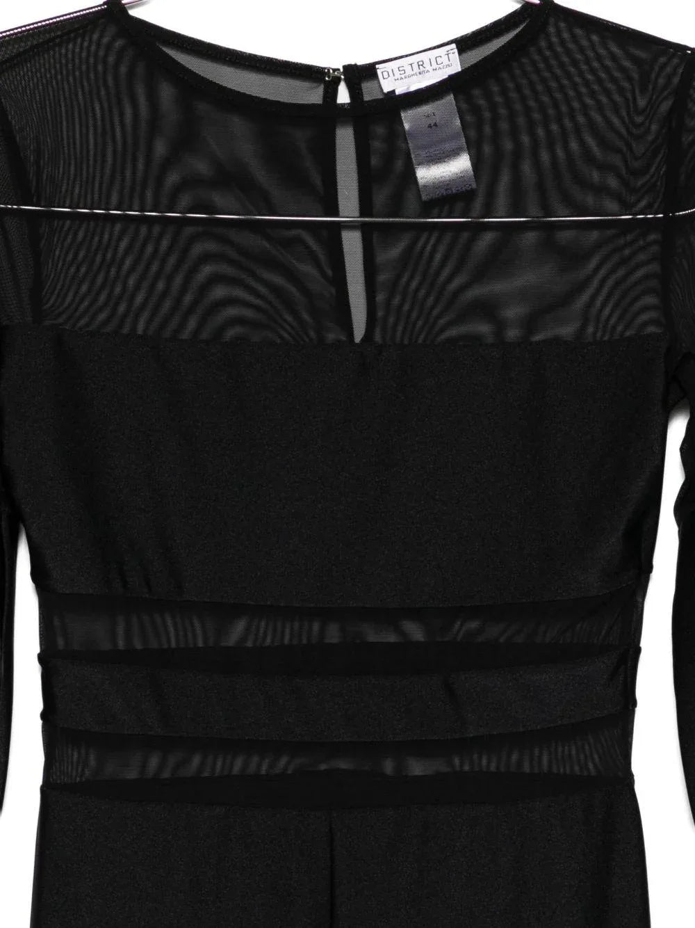 Tuta con Inserti in Rete e Dettaglio a Goccia - Preludio Moda