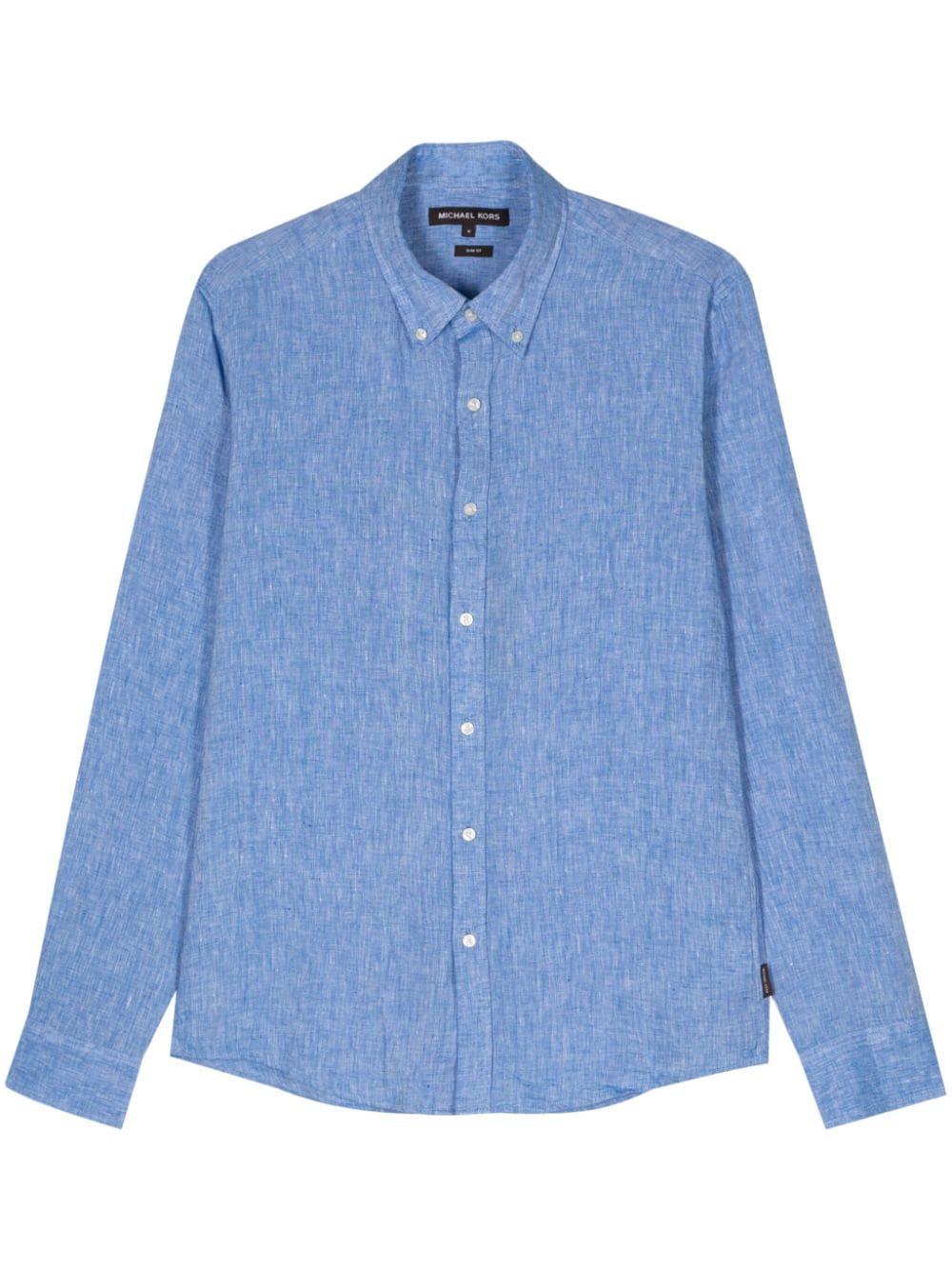 Camicia avion lino