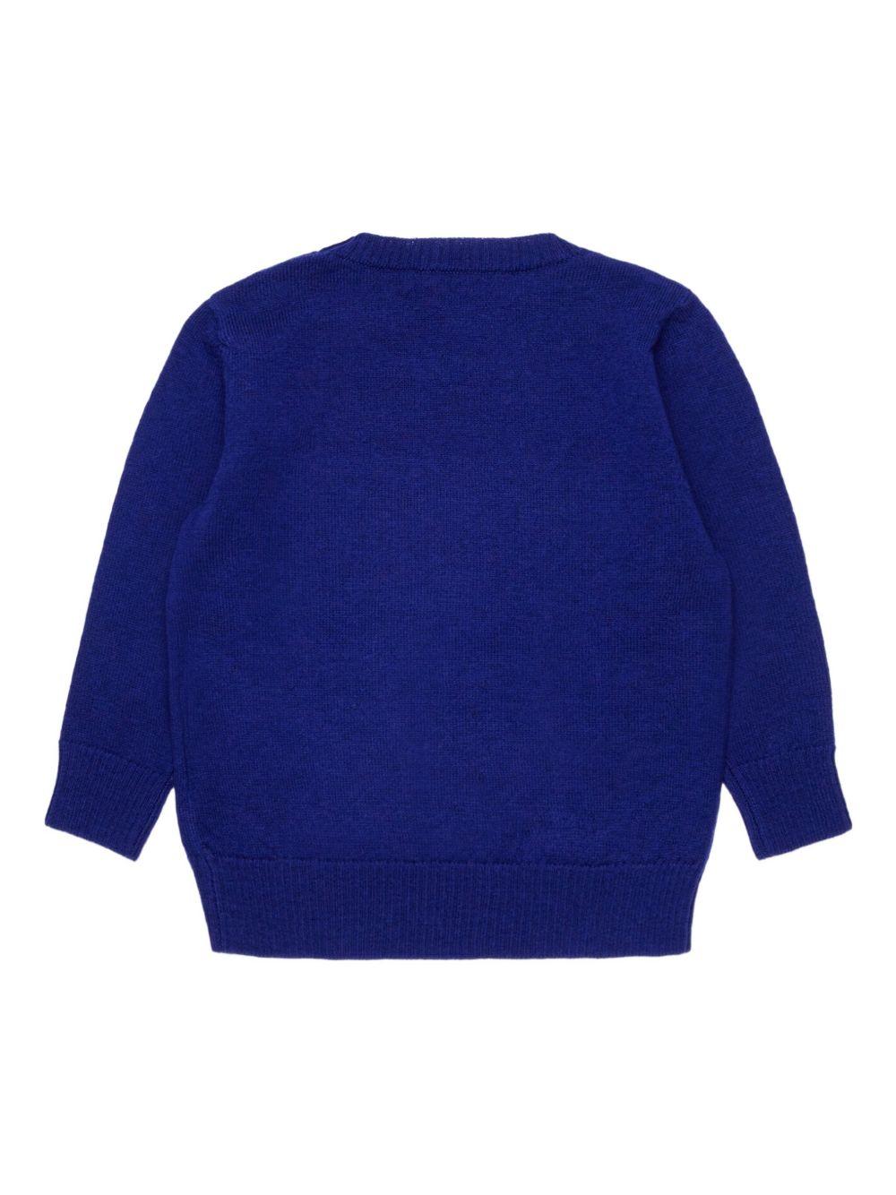 Maglione in Lana con Logo Intarsiato DQ3109D0AFF DQ861 DSQUARED KIDS
