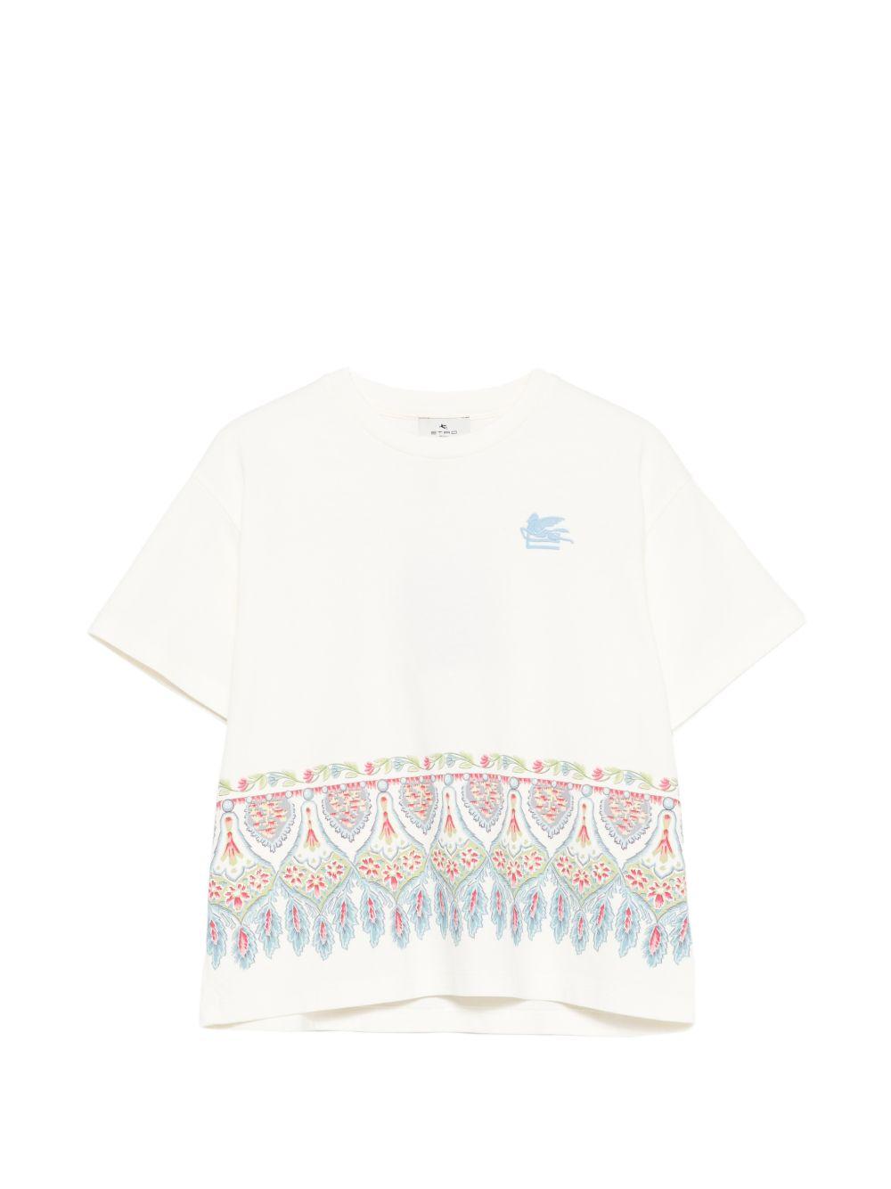 Set t-shirt e pantaloncini con stampa paisley GY8Q31Z3672 102 ETRO KIDS