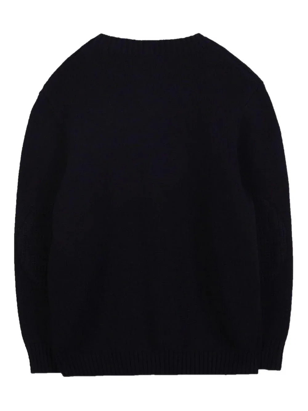 Maglione con Ricamo e Orlo a Coste - Preludio Moda