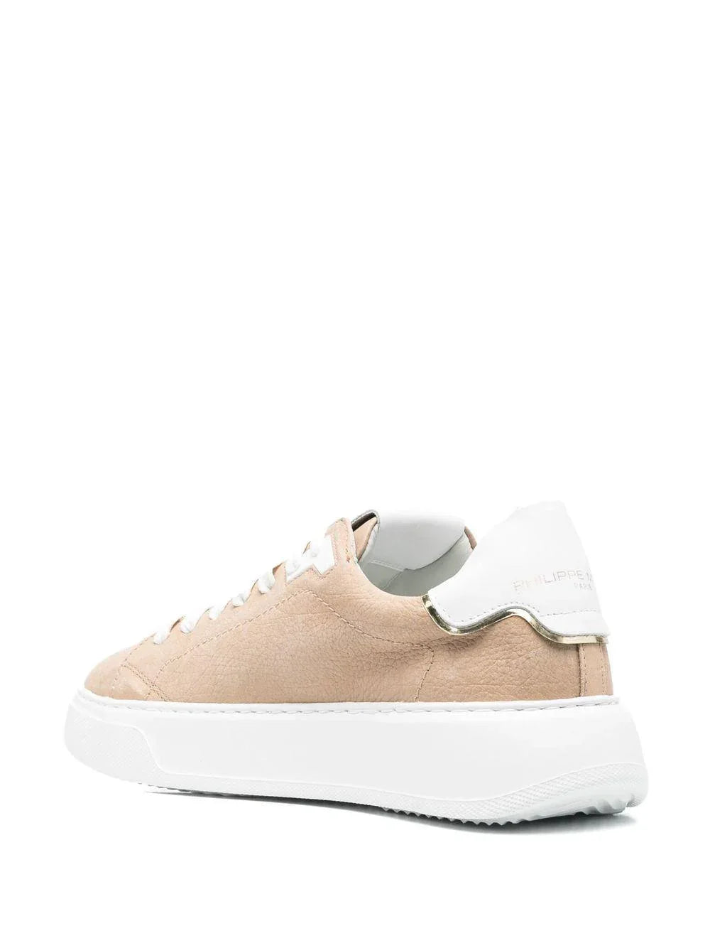 Sneakers Temple beige nabuc - Preludio Moda