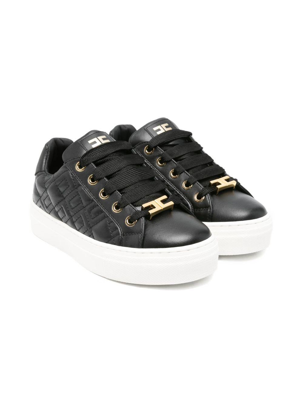 Sneakers nere con logo F4A9E03571251 930 ELISABETTA FRANCHI KIDS