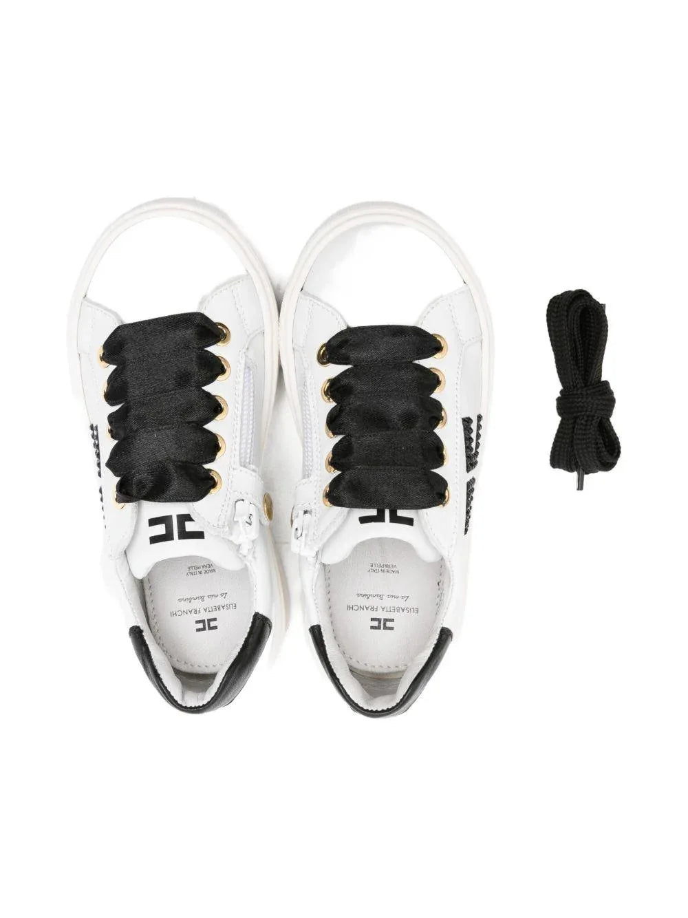 Sneakers bianche e nere La Mia - Preludio Moda